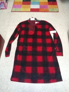 Nuevo con etiquetas Sonoma CAMISA DE TERCIOPELO PARA DORMIR Calcetines Rojo Negro S M - Imagen 1 de 2