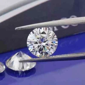 2 Ct Lab Grown CVD Round Cut Diamond Natural D Color VVS1 Clarity A87 - Picture 1 of 9