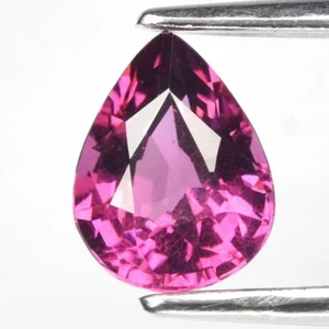 💎 0.94ct Pear Natural Pinkish Purple Rhodolite Garnet - Mozambique Gem - Imagen 1 de 4
