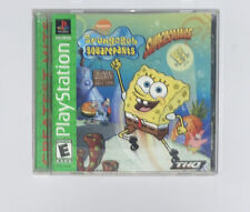 SpongeBob SquarePants SuperSponge Sony PlayStation 1 W/ Manual Tested