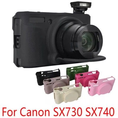 Camera Soft Silicone Protector Body Skin Case Cover for Canon SX730 SX740 - Image 1 of 4