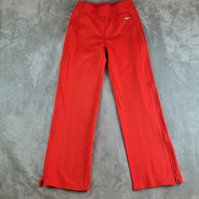 Guess + J Balvin Sweatpants Womens Small Red Side Straight Zippered Leg Vibras - Image 1 of 4
