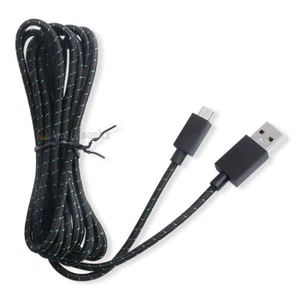 NEW Braided charging cable for Xbox One Elite controller USB to Micro 2.7m - Picture 1 of 5