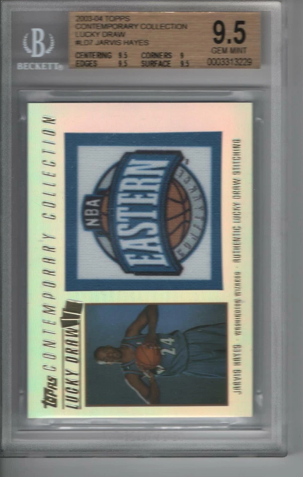 BGS 9.5 2003-04 TOPPS Jarvis Hayes LUCKY DRAW Colección Conmemoraria BGS 9.5 Foto 1 de 1