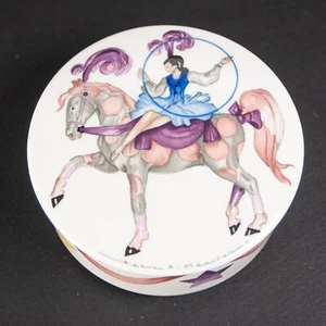 Villeroy & Boch Le Cirque Porcelain Trinket Jewelry Box Horse Stars Circus - Picture 1 of 9