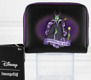 Loungefly Maleficent Mistress Of Evil Mini Zipper Geldbörse Kunstleder Neu 2024 - Bild 1 von 12