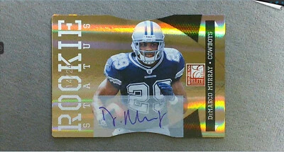 2011 Donruss Elite Status Autograph #133 DeMarco Murray RC Auto Cowboys #d 14/24 - Image 1 of 2