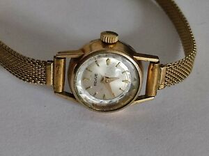 VINTAGE women lady's watch REVUE swiss made Rolled gold bezel 20 microns cal. 88