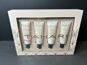 Tahari 4 piezas nuevo/sellado Juego de caja crema de manos lavanda/vainilla/ámbar/peonía - Imagen 1 de 3