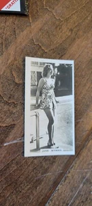 1939 CARRERAS GLAMOUR GIRLS FILM UK TABAK ZIGARETTENKARTE JANE WYMAN ROOKIE # 2 - Bild 1 von 1