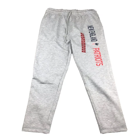 New England Patriots Sweatpants Mens XL Gray Fleece NFL Drawstring Pull On NWT Cover