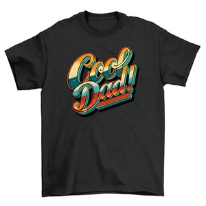 Retro Cool Dad T-shirt - For dads stuck in the '80s! Funny printed design Unisex - Picture 1 of 46