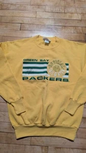 Vintage Locker Line 90s Green Bay Packers Sweatshirt Herren Gr. L, mehrere Autogramme - Bild 1 von 9