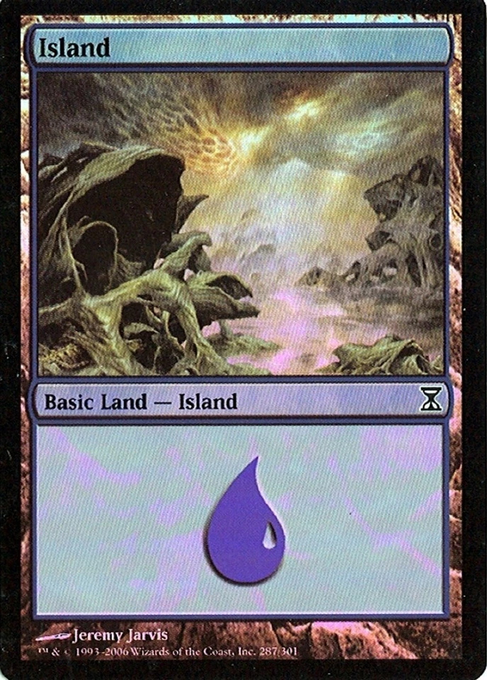MTG - Time Spiral - Island #287 - Foil - Various conditions - Image 1 of 1