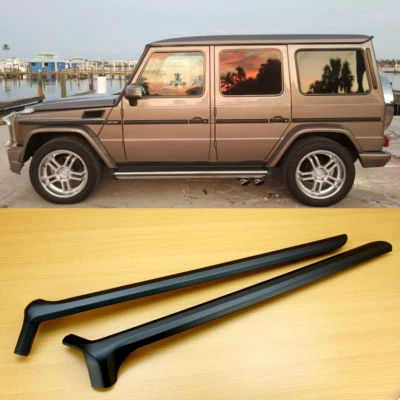 A Pillar Air 2Pcs Matte Black For Mercedes Benz G-Class 1986-2017 W463 G500 G63 - Image 1 of 4