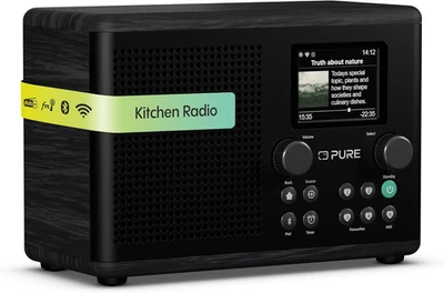 Pure Classic H4I – Internetradio Mit WLAN, DAB+ & FM, Bluetooth 5.3, USB – 10W L - Bild 1 von 4