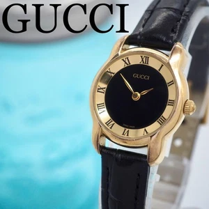 Gucci 5100L Damenuhr Roman Letter Gürtel gebraucht funktioniert aus Japan - Bild 1 von 9
