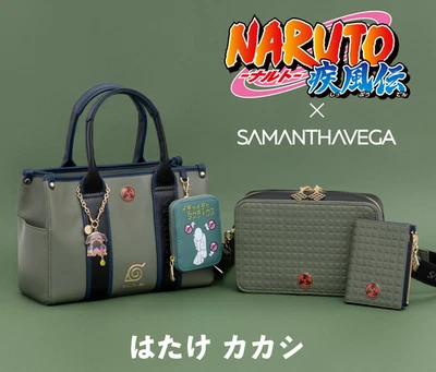 Berloque carteira bolsa NARUTO x Samantha Vega Shippuden colaboração Kakashi Hatake - Imagem 1 de 3