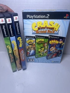 Crash Bandicoot Action Pack Box Set (Sony PlayStation 2, 2007) PS2 getestet - Bild 1 von 10