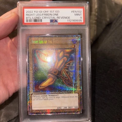 YUGIOH Right Leg of The Forbidden One BLCR-EN102 Starlight Rare PSA 9 - Image 1 of 3