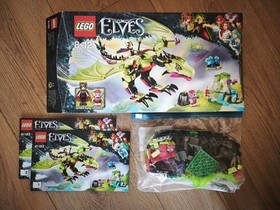 LEGO Elves - The Goblin King's Evil Dragon (41183) - Complete and Excellent