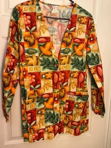 Cherokee Scrub/Lab Jacke Herbst Print Damen Gr. Small - Bild 1 von 10