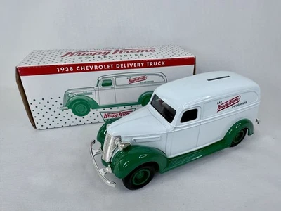 Camión de reparto Chevrolet Ertl 19724 Krispy Kreme 1938 1:25 diecast modelo banco Foto 1 de 4
