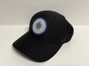 Travis Mathew Cattail Devils Claw Whirlwind Golf Hat Flexfit Fitted L/XL Black - Picture 1 of 9