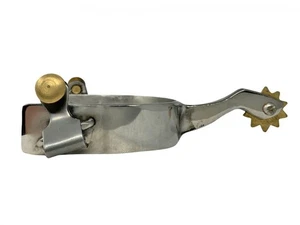 Showman Stainless Steel Men's Western Spurs - Picture 1 of 1