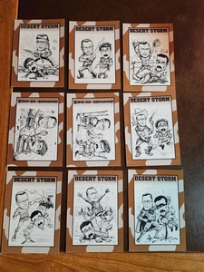 1991 Crown Sports Desert Storm Card Collection Set - (Complete Set #'s 1-9) - #4 - Picture 1 of 2
