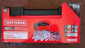 Craftsman 262 Piece SAE/METRIC Tool Set With Tool Box CMMT45309 - Picture 1 of 6