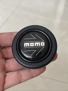 AUTHENTIC Momo Steering Wheel Horn Button Made in Italy 2-1/4" Excellent - Picture 1 of 5