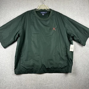 Polo Golf Ralph Lauren Vintage Pullover Uomo 2XL Verde Manica Corta Windshirt Top - Foto 1 di 13