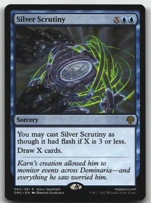 Silver Scrutiny R Dominaria United 65 LP - Image 1 of 2