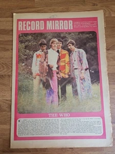 Record Mirror Newspaper November 4th 1967 The Who Cover - Picture 1 of 7