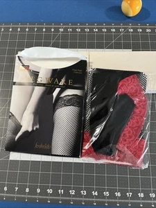 Top in pizzo Frederick's Of Hollywood a rete taglia M/L nero/rosso - nuovo - Foto 1 di 8
