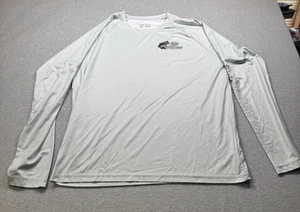 Camicia da pesca Mossy Oak Fishing uomo XL EAG ELITE L/S blu pallido con stampa basso - Foto 1 di 9