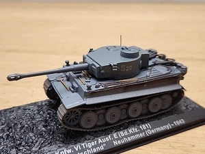 Diecast Tank German Tank Model WW2 VI Tiger Ausf. E 1:72 mint In Case - Picture 1 of 4