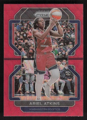 2022 Panini Prizm WNBA #129 Ariel Atkins Ruby Wave - Image 1 of 2