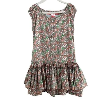 Matilda Jane Serendipity Confetti Ruffle Dress Girls 6 Liberty Like Fall Tunic - Image 1 of 4