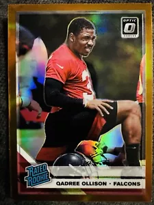 Tarjeta de novato Panini Donruss Optic Bronze #199 2019 clasificación Qadree Ollison radiocontrol - Imagen 1 de 2