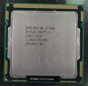 iMac Pull - Intel Core i3-550 3.20 GHz Dual Core CPU Processor Socket 1156 SLBUD - Picture 1 of 3