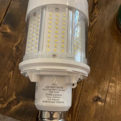 GE LED150ED28/750 LED HID Lamp Bulb 12-277 Vac 1.26A 5000k 23500 Lumens Type B - Image 1 of 4