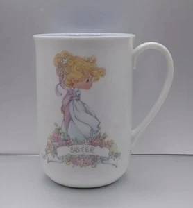 Taza vintage ENESCO, Precious Moments, Sister 1989 - Imagen 1 de 6