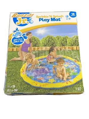 Banzai Inflatable Sprinkle 'N Splash Kiddie Play Mat Water Pool Sprayer NEW !!! - Image 1 of 4