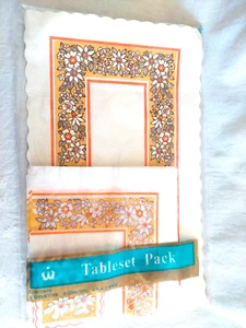 Vintage Tableset pack paper 8 Serviettes, 8 Coasters, 8 Napkins Free Post - Picture 1 of 3