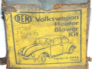Kit de motor soplador calefactor vintage VW Volkswagen 12V modelo 4-9946 en caja original - Imagen 1 de 11