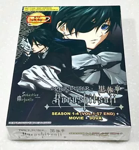 Black Butler -Kuroshitsuji (Season 1-4 + Movie + 9-Ova) ~ English Dubbed ~ DVD ~ - Picture 1 of 6