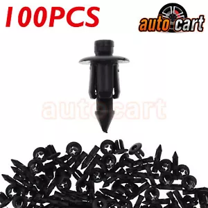 100x Fender Fairing Clip Rivet For Kawasaki Ninja ZX14 ZX14R ZX6 ZX6R ZX6RR ZX7 - Foto 1 di 11