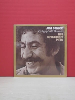 Sealed 12" LP Jim Croce Photographs & Memories Lifesong Reissue CRC JZ 35010 - Image 1 of 4